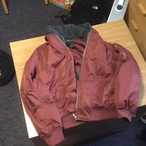 Plus size bronze overcoat: brand is “Forever 21”